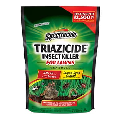 Spectracide Triazicide Insect Killer For Lawns, 10 Pounds, Granules Kill Listed Lawn-Damaging Insects, 4 Pack