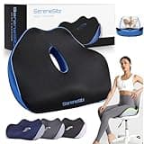 Serensitz Orthopedic Seat Cushion, 2025 New Serenesitz Ortserenesitz Orthopedic Seat Cushiohopedic Seat Cushio, Ergonomic Serene Sitz Cushion, Serengeti Orthopedic Seat Cushion for Car, Office (Blue)