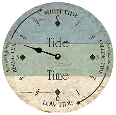 Time Flies Clocks Tide Clock- Personalized Beach Tide Clock