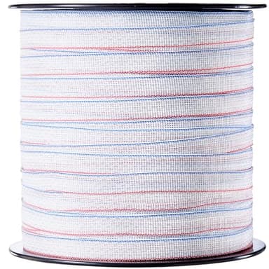 VEVOR Electric Fence Tape, 1640Ft 500M Polytape Fencing Hot Wire, 3/4" Width 6 Stainless Steel Strands for Reliable Conductivity, UV & Rust Resistance, Portable Polywire for Horse Cattle Livestock