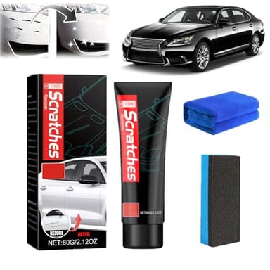 Glass Stovetop Scratch Repair Kit, Polishing Wax for Glass Ceramic Cooktop, Heavy Duty Cleaner and Polish, Car Scratches Remover (1, one size)