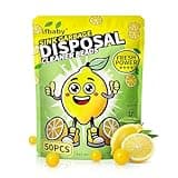 ifbaby 50 Count Garbage Disposal Cleaner and Deodorizer – Sink Odor Eliminator, New Powerful XL Sink Drain Freshener Pods | Dissolves Grease, Eliminates Odors, Lemon Zest Scent