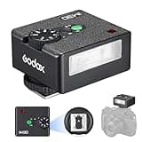 Godox iM30 Mini Flash for Camera, GN15 6500K±200K CCT 7 Levels Flash Power Mini Speedlite 230 Full-Power Flash for Sony zv1 Sony zve10 Canon Nikon Fuji Olympus Ricoh gr3 Camera