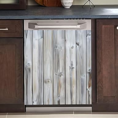 Dishwasher & Refrigerator Magnetic Sticker Cover Panel Decal - 23"x26" Waterproof Decorative Magnet for Kitchen Appliances, Reusable Fridge Door Cover, Home Decor Stickers