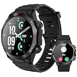 Smart Watch for Men Android iPhone Compatible - Mens Smartwatch Touch Screen IP68 Waterproof Fitness Tracker with Bluetooth Calls, 1.39" HD Activity Trackers, Sleep (Black)