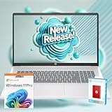 HP 2025 New 17 inch Laptop Computer • 32GB RAM • 1.5TB SSD (1TB PCIe SSD withHP P500 512GB Portable SSD) • AMD Ryzen 5 7430U 6-Cores Processor • Windows 11 Home with Microsoft 365