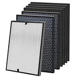 Amboseli 7 Pack 3000 HEPA Replacement Filters Compatible 3000 Air Purifi-er, Compatible with 3000,3000M, 3000Pro Air Purifi-er,1 H13 True HEPA, 2 Activated Carbn and 4 Extra Carbn Pre-Filters