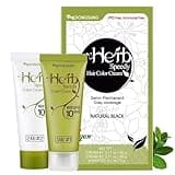 Dongsung Herb Speedy Semi-Permanent Color Cream (Natural Black, 1 Pack), PPD-Free Ammonia-Free Vegan Hair Dye with Sun Protection, Odorless, Gentle for Sensitive Scalp, No Eye or Scalp Irritation