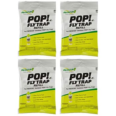 RESCUE! POP! Fly Trap Bait Refill – Outdoor Use – 4 Pack