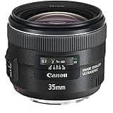 Canon EF 35mm f/2 IS USM Wide-Angle Lens (Renewed)