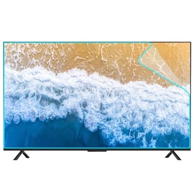JQZWXX 55-75Inch TV Screen Protector with Anti-Glare Anti-UV Coating, Frosted Matte Film to Reduce Reflections, Eye Fatigue - Indoor and Outdoor,55in1221x689mm