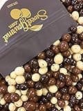 SweetGourmet Chocolate Covered Espresso Beans Blend | White Milk Dark Chocolate | 1 Pound