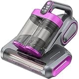 Cordless Mattress Vacuum Cleaner, Bed Vacuum Cleaner with 18Kpa Suction 253.7nm UV-C Light & 80000Rpm Rotation Ultrasonic Tech Double-Cup, Portable Handheld Vacuum for Bed/Fabric Sofa/Carpet Cleaning