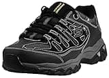 Skechers mens AfterÃ‚ burnÃ‚ m.fit fashion sneakers, Black, 13 X-Wide US