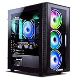 NOVATECH Phantom - Prebuilt Gaming PC Desktop Computer - RX580 8GB - Intel Xeon i7 3.5GHz - 16GB RAM - 512GB M.2 SSD WiFi/BT, Win 11 Pro - Gaming Computer Tower - Pre Built PC Gaming - 1 Year Warranty