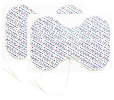 TensCare 4" x 6" Butterfly TENS Unit Replacement Pads, 1 Pack of 2 Electrodes – Reusable Latex-Free 2mm Pin Electrode Pads for TENS & EMS – Ideal for Large Areas, Back, Thighs & Buttocks