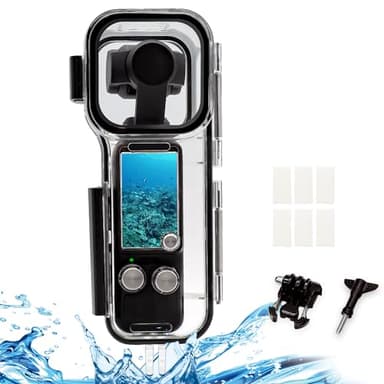 HAFOKO 50M (164ft) Osmo Pocket 3 Waterproof Case Housing for DJI Osmo Pocket 3 Waterproof Accessories, Protective Underwater Dive Housing Shell Osmo Pocket 3 Accessories