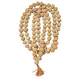 NAISHA 10 MM Rudraksha Mala 108+1 Beads Necklace, Beads Natural Himalaya 5 face Panch Mukhi Rudraksha, Prayer Beads, Wrist Mala Wrap, Jaap Mala (1 Pack)