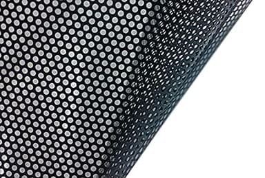 VViViD Black Perforated Vinyl Window Film to Prevent Bird Strike (54 inches x 120 inches Bulk Roll)