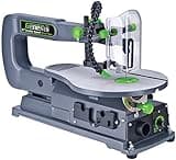 Genesis GSS160 1.2 Amp 16" Variable Speed Scroll Saw with Quick-Change System, Dust Blower, and Die-Cast Table for Left/Right Tilting