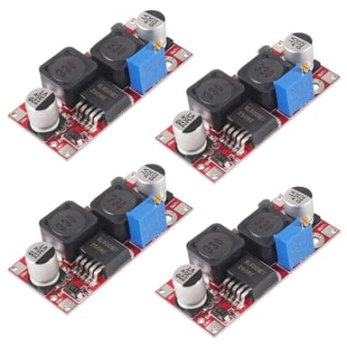 AOICRIE 4pcs XL6009 Boost Converter Buck Boost DC-DC Adjustable Step-UP Power Converter Module 5-32V to 1.2-35V Power Supply Module Replace LM2577