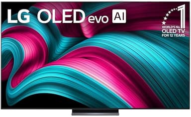LG 83-Inch Class OLED evo AI 4K C5 Series Smart TV w/Dolby Atmos, Dolby Vision, HDR10, AI Super Upscaling 4K, Filmmaker Mode, Wow Orchestra, Alexa Built-in (OLED83C5PUA, 2025)