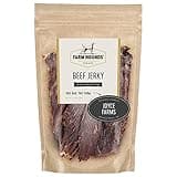 Farm Hounds - Beef Jerky - Premium Natural Beef Jerky For Dogs - 100% Humanely Raised Cattle - Break-To-Size - Great For Training & Treats - No Added Fillers - Made in USA - 3.5 oz - 1 Pack