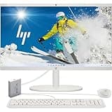 HP 2025 Latest 22 inch All-in-One Desktop Computer • 64GB RAM • 2TB PCIe SSD • FHD Display • Intel CPU • Microsoft Office Trial • USB-C • White KB & Mouse • WOWPC Recovery USB • Windows 11
