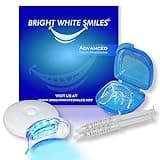 Bright White Smiles Teeth Whitening Kit | LED Light Activated Teeth Whitener | with 2X 5ml 35% Carbamide Peroxide Gel Syringes | Comfort Fit Mouth Tray & Case | for Home Use | Professional Results