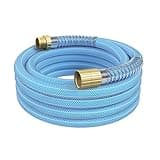 Fevone 25ft Heavy Duty Garden Hose – 5/8" ID, 450 PSI, 3/4" GHT Solid Brass Fittings, Kink-Resistant, Drinking Water Safe, 2-Year Warranty Offered by Manufacturer (GH5)