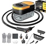 Steam Cleaner, 3-Level Adjustable Handle, 15s Heat-Up, 1.69 Quarts Tank, Portable Steamer for Cleaning with 11 pcs Accessories, Steam Cleaner for Home for Dirt, Grease, Grout, Tile,Floor,Couch and Car