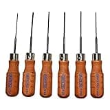 Grace USA - Micro Screwdriver Set - MS6 - Gunsmithing - Screwdrivers - 6 piece - Gunsmith Tools & Accessories, Brown/Black