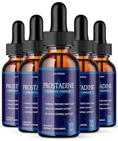 IDEAL PERFORMANCE (5 Pack Prostadine Official Drop Formula, Prostadine Reviews, Get Prostadine, Prostadine Official, Prostadine Drops for Prostate Health, Bladder Urinating Issues