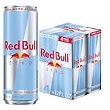 Red Bull Zero Energy Drink, 12 fl. oz., with 114mg Caffeine, Taurine & B Vitamins, Pack of 4 cans