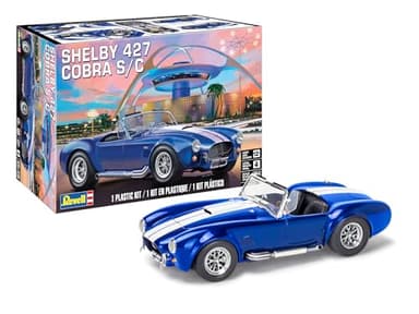 Revell 14533 Shelby Cobra 427 S/C 1:24 Scale 104-Piece Skill Level 4 Model Car Building Kit