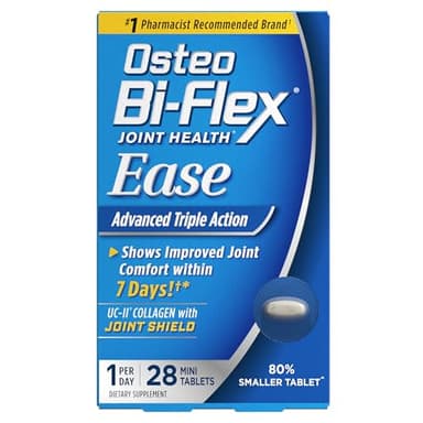Osteo Bi-Flex Ease Advanced Triple Action with Vitamin D Joint Supplements, Mini-Tablets, 28 Count