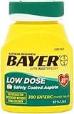 Bayer Aspirin Regimen Low Dose 81mg, Enteric Coated Tablets, 300-Count Pack of 3