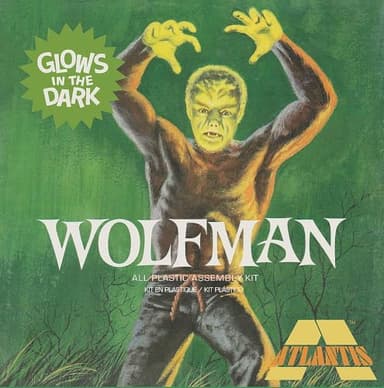 Aurora - 1:8 Scale Model Kit - Wolfman (Glow in The Dark)