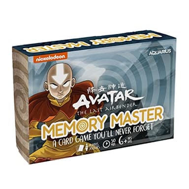 AQUARIUS Avatar Memory Master Card Game - Fun Family Party Game for Kids, Teens & Adults - Entertaining Game Night Gift - Officially Licensed Avatar The Last Airbender Merchandise