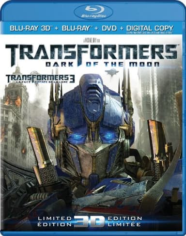Transformers: Dark of the Moon (Blu-ray 3D + Blu-ray + DVD)