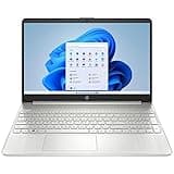 HP 15 Slim Laptop in Galactic Silver Intel i3-1115G4 up to 4.1GHz 8GB RAM 256GB SSD 15.6in Full HD LCD Webcam WiFi HDMI Windows 11 (15-DYS - Renewed)