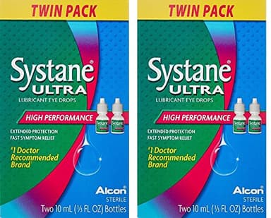 Systane Ultra Lubricant Eye Drops, .33 fl oz (10 ml) (4 Bottles Total)