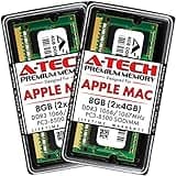 A-Tech 8GB (2 x 4GB) PC3-8500 DDR3 1066/1067 MHz RAM for MacBook, MacBook Pro, iMac, Mac Mini (Late 2008, Early/Mid/Late 2009, Mid 2010) | 204-Pin SODIMM Memory Kit