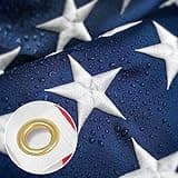 Indestructible American Flags For Outside 4x6,100%Made In U.S.A 4x6ft American Flag Outdoor Heavy Duty,All Weather American Flag 4x6 Outdoor, Deluxe Super Tough Series, Outdoor Embroidered American