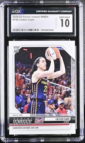 2024 Panini Instant WNBA #144 Caitlin Clark Rookie RC /14567 Card Graded CGC 10
