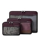 Briggs & Riley Travel Essentials Check In Compression Packing Cube Set, Plum