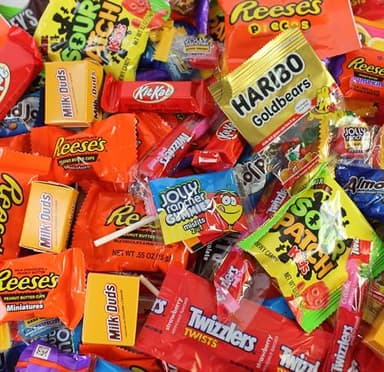 Chocolate and Candy Variety Pack - 2 LB Assorted Chocolate Candy Bulk - Easter - Bulk Candies Bag CandyMix - Individually Wrapped Candies and Chocolates - Variety CandyBag
