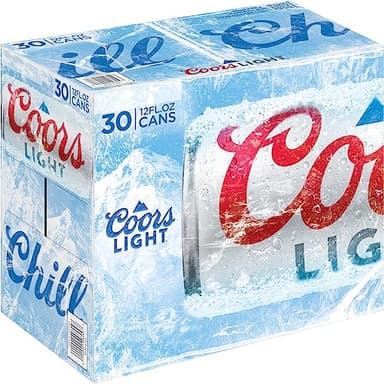 Coors Light Beer, 30 pk, 12 oz Can