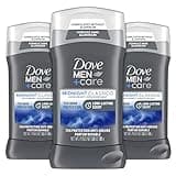 DOVE MEN + CARE Deodorant Stick for Men Midnight Classico 3 Count Aluminum Free 72-Hour Odor Protection Mens Deodorant With Essential Oils & 1/4 Moisturizing Cream 3oz