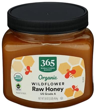 365 by Whole Foods Market Organic Raw Wildflower Honey, 16 OZ